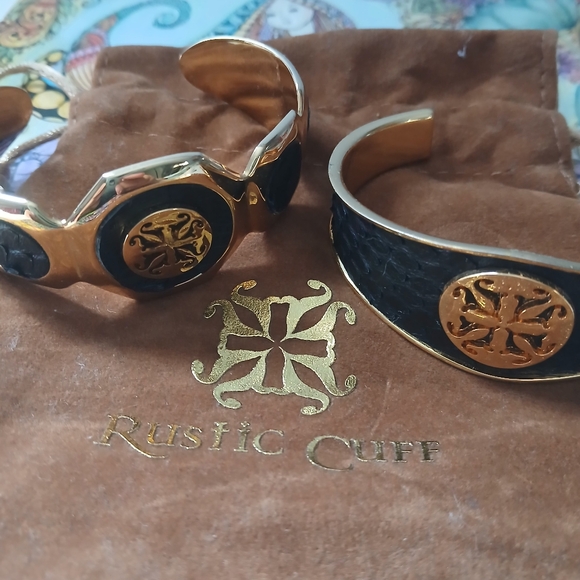 Two Rustic Cuff Bracelets - Picture 3 of 3